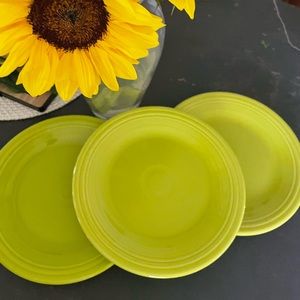Lemongrass Fiestaware Dinner Plates